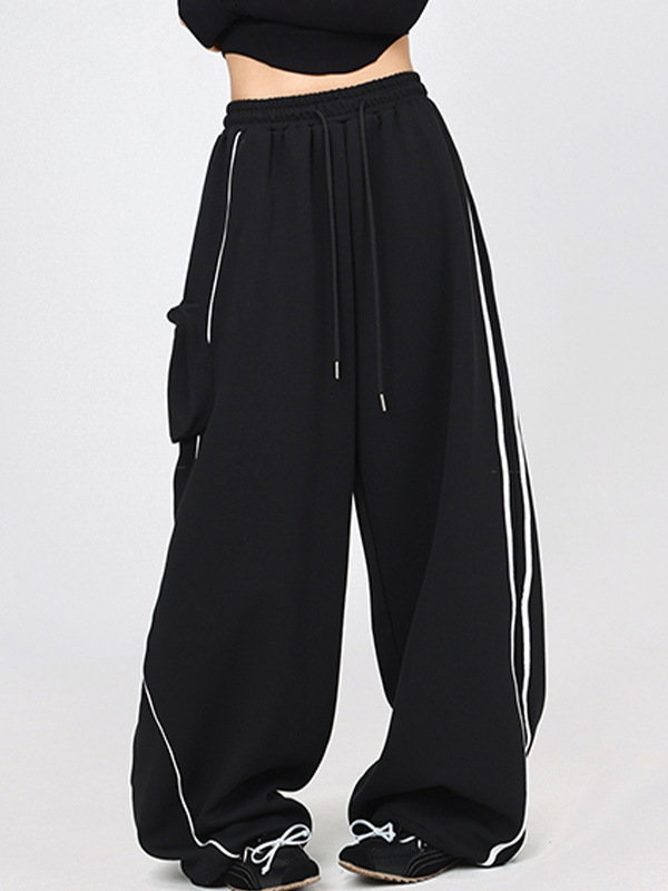 Jogginghose mit asymmetrischen Nähten-2