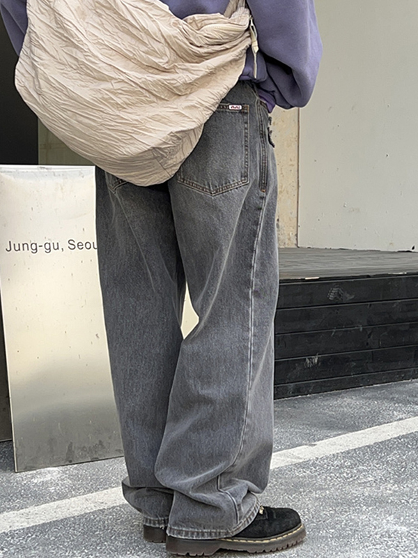 Zerrissene, lockere Jeans für Herren-2