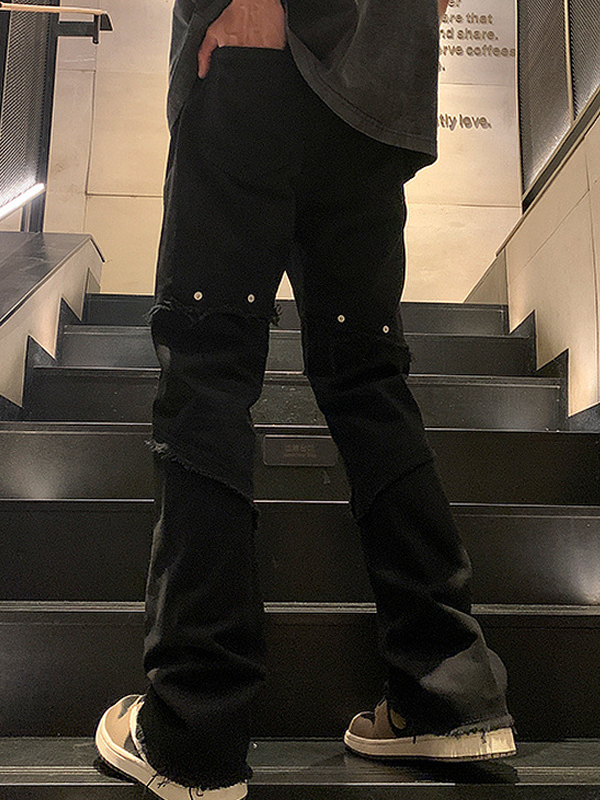 Herren-Jeans mit geradem Bein und geradem Bein-1