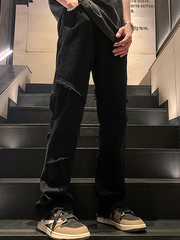 Herren-Jeans mit geradem Bein und geradem Bein-2