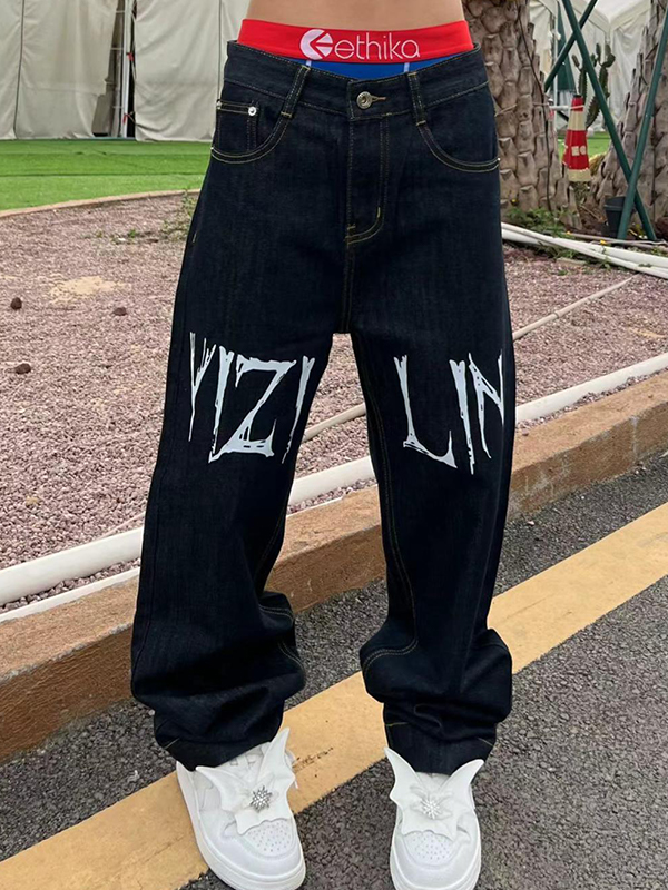 Lockere Jeans mit Monogramm für Herren-1