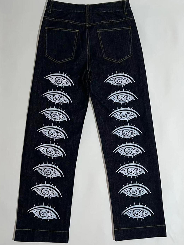 Lockere Jeans mit Monogramm für Herren-5