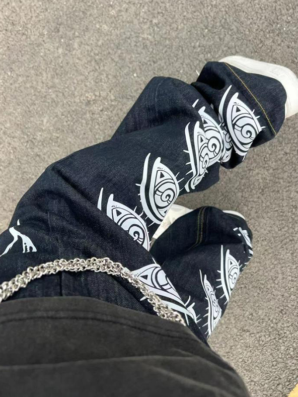 Lockere Jeans mit Monogramm für Herren-3