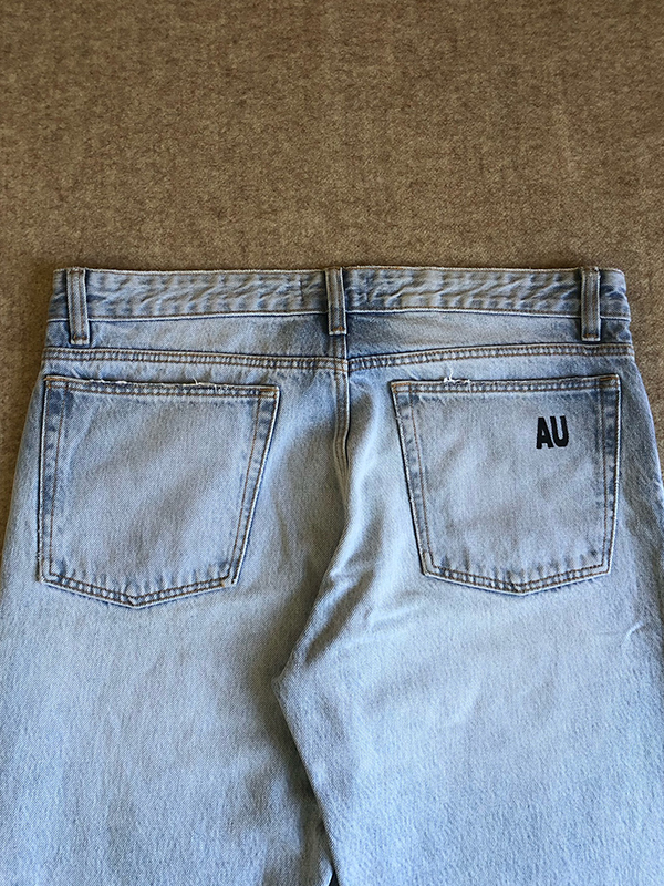 Lockere Jeans für Herren mit Flammen-Print-4