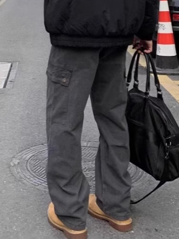 Lockere Vintage-Cargo-Jeans für Herren-3