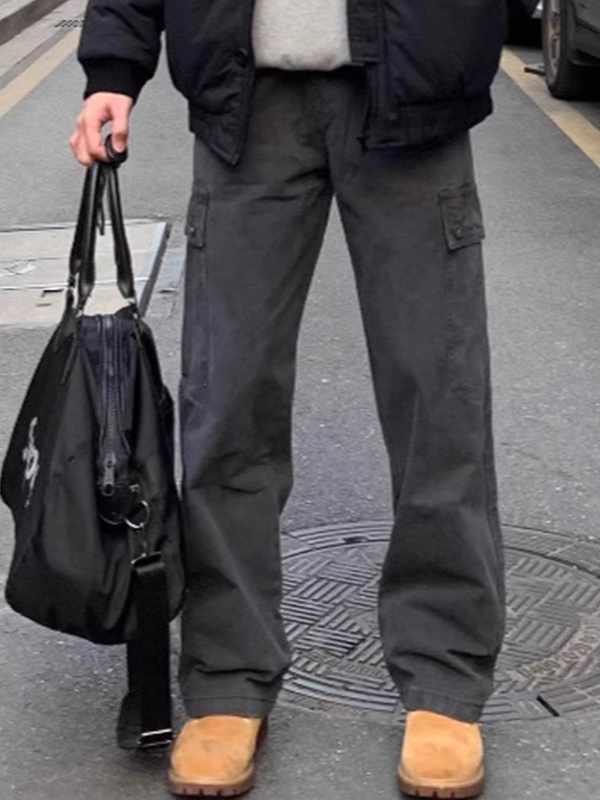 Lockere Vintage-Cargo-Jeans für Herren-1