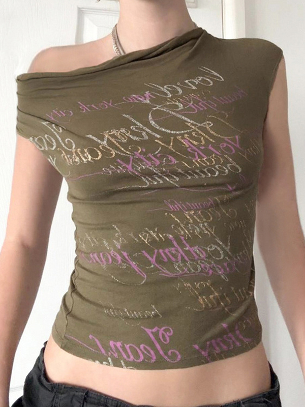 Kurzarm-T-Shirt mit Grafikdruck-3