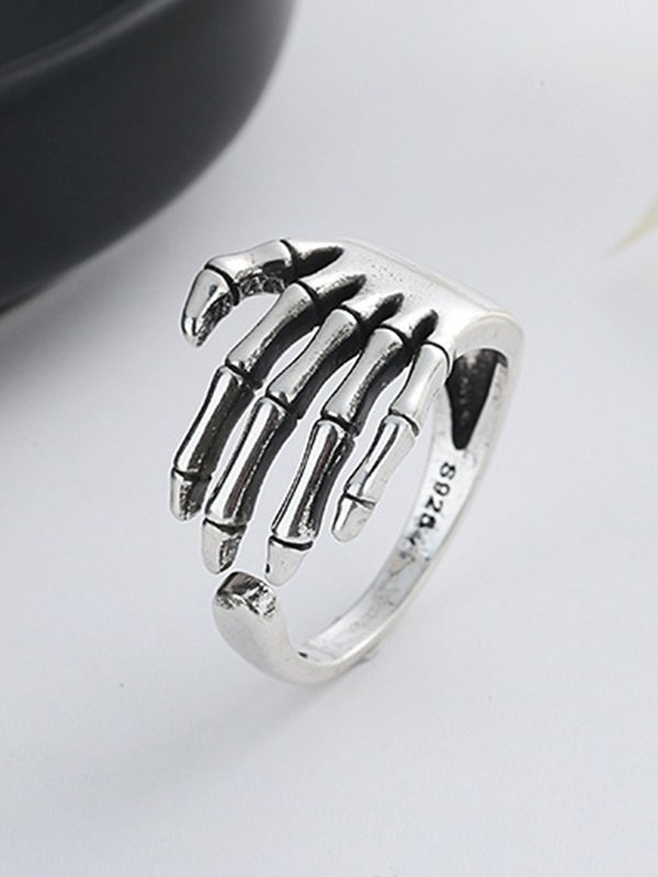 Skeleton Hand Design Manschettenring-2