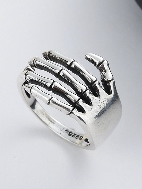 Skeleton Hand Design Manschettenring-1