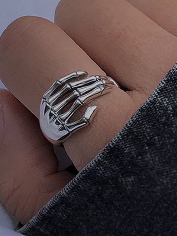 Skeleton Hand Design Manschettenring-3