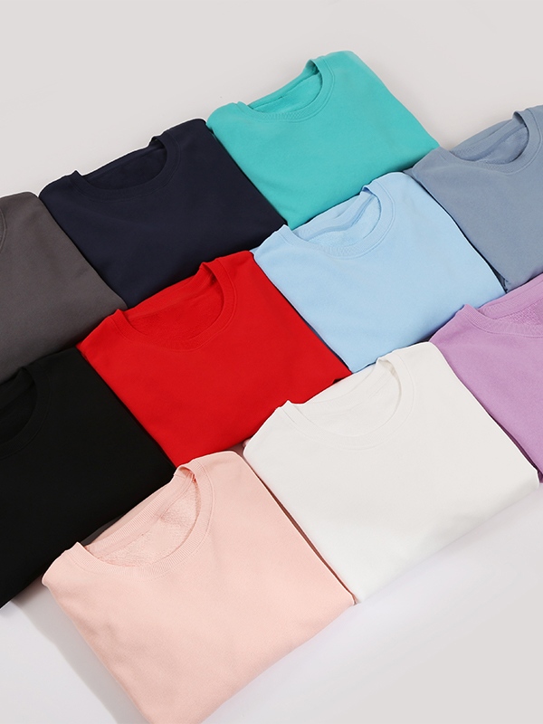 Herren-Sweatshirt aus Leinen und Baumwolle mit Rundhalsausschnitt und tief angesetzter Schulterpartie-1