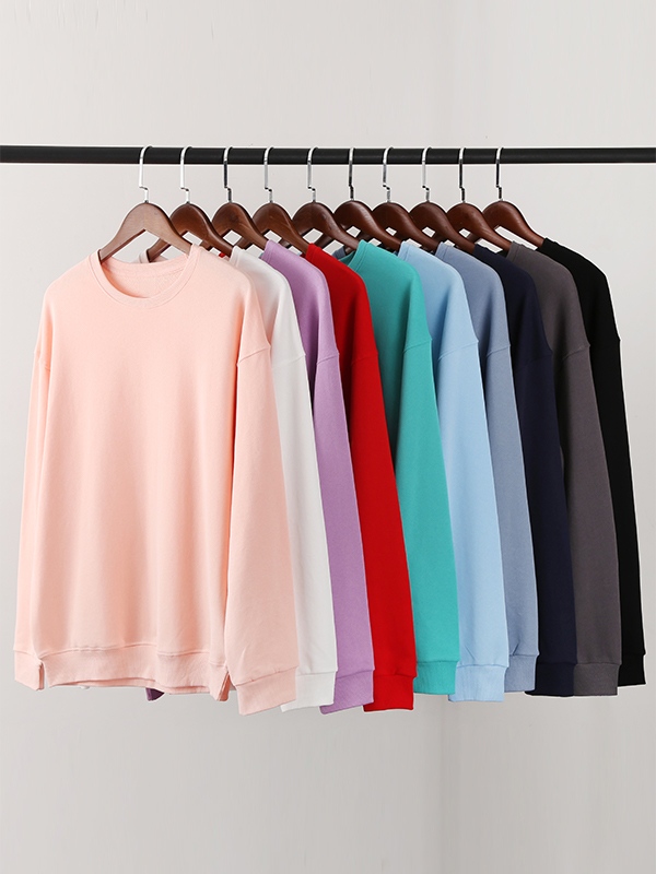 Herren-Sweatshirt aus Leinen und Baumwolle mit Rundhalsausschnitt und tief angesetzter Schulterpartie-3