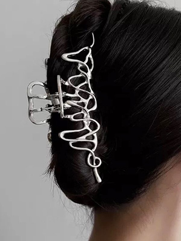 Unregelm??ige flüssige Haarspange-1