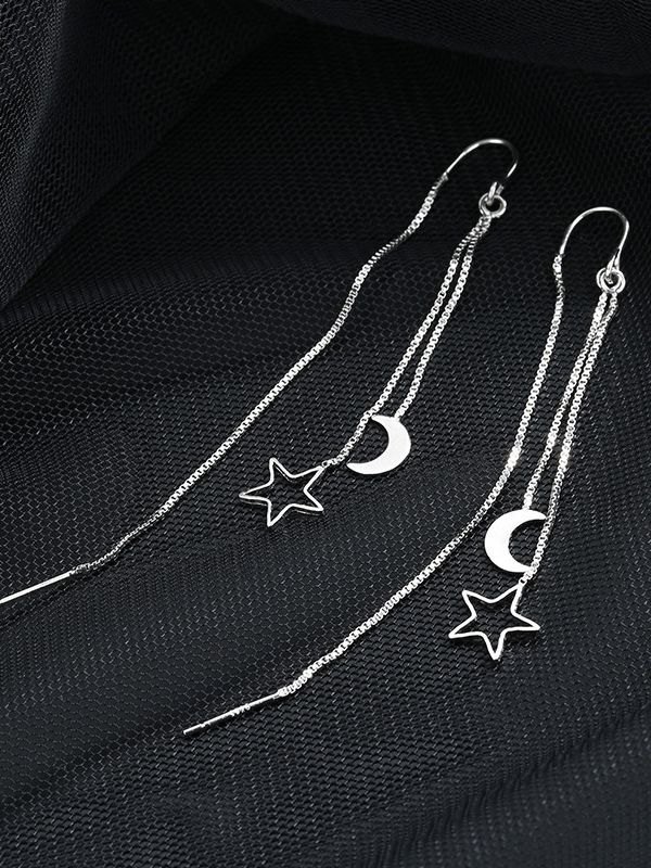 Stern-Mond-Dekor-Quaste-Ohrring-2