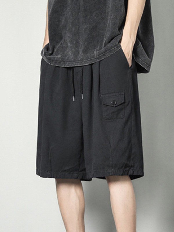 Knielange Herren-Shorts mit geradem Bein-4