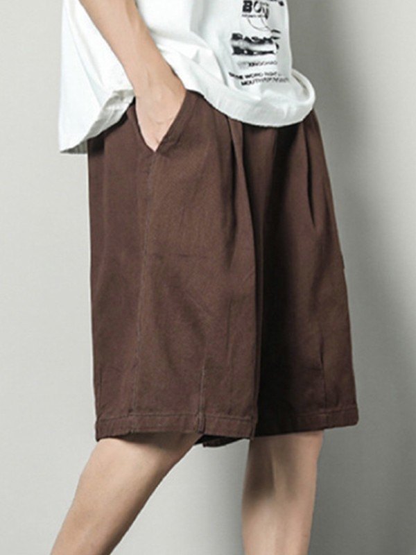 Knielange Herren-Shorts mit geradem Bein-2