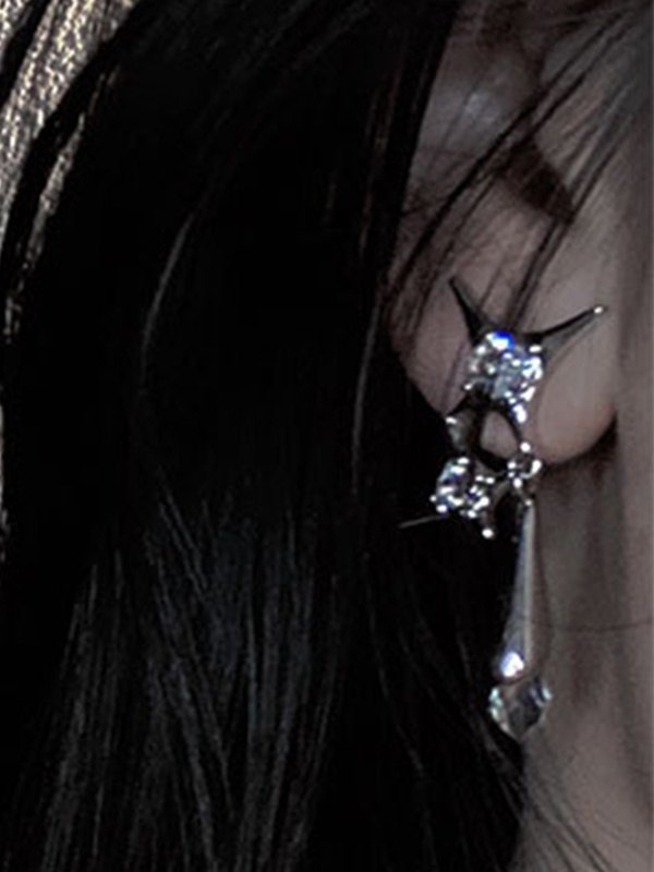 Strass-Dekor-Astral-Tropfen-Ohrring-2