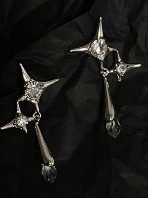 Strass-Dekor-Astral-Tropfen-Ohrring-1