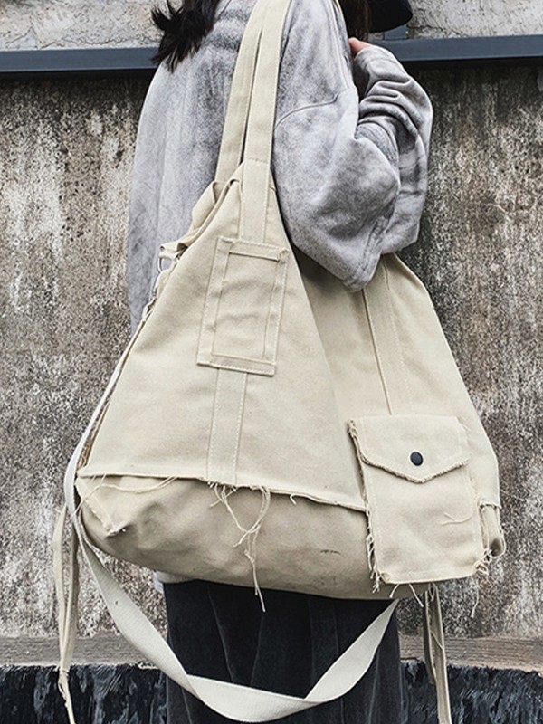 Raw Edge Große Crossbody-Tasche-2