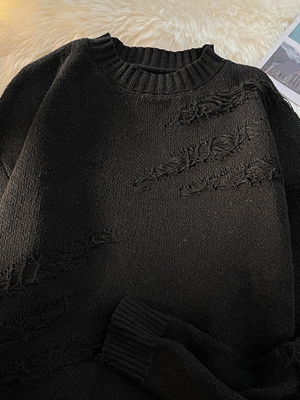 Distressed-Pullover für Herren-2