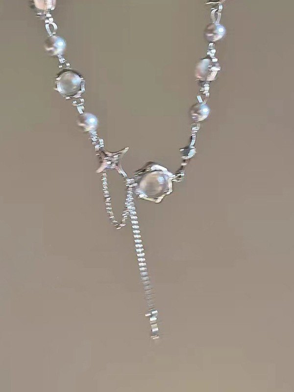 Strass-Stern-Korn-Kettenhalskette-4