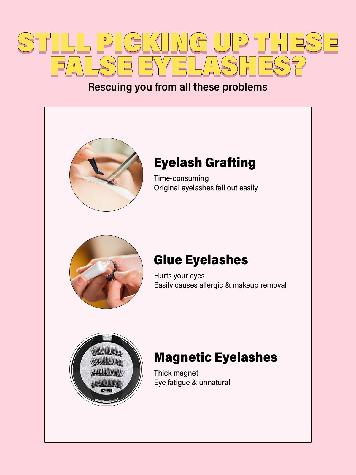 1 Paar magnetische falsche Wimpern-2