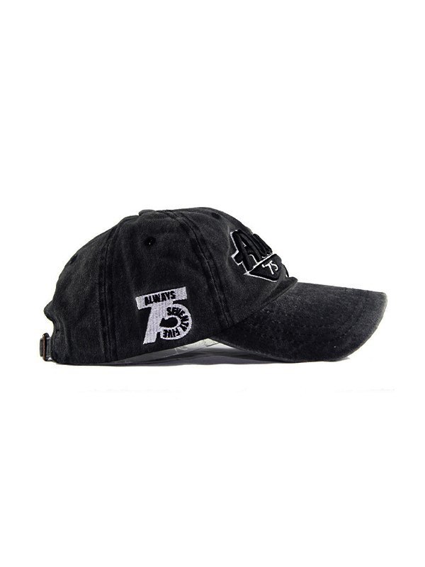 Vintage Wash Stickerei Baseball Cap-3