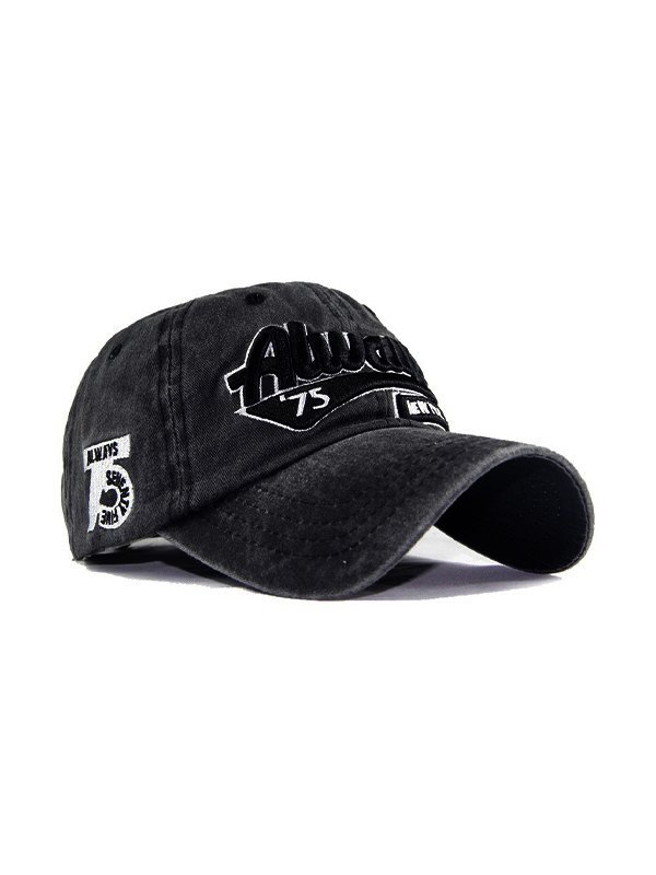 Vintage Wash Stickerei Baseball Cap-1