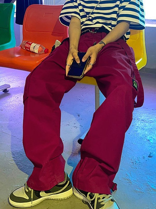 Lässige Cargohose mit abnehmbarem Riemen für Herren-2