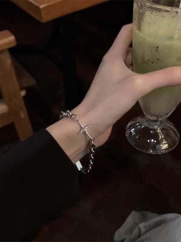 Doppellagiges Tag-Stern-Charm-Armband-1
