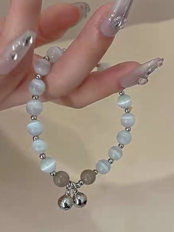 Perlen Stein Charm Freundschaftsarmband-4