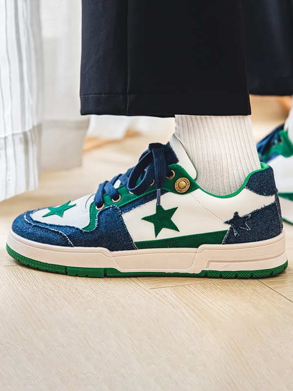 Lässige Sneakers mit Stern-Patch-2