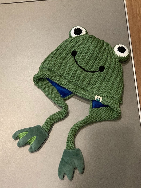 Frosch-Cartoon-Mütze-1