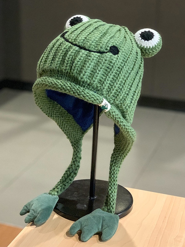 Frosch-Cartoon-Mütze-2