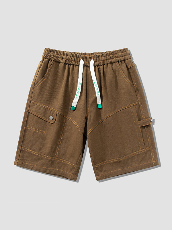 Lockere Arbeitsshorts für Herren mit großen Taschen-5