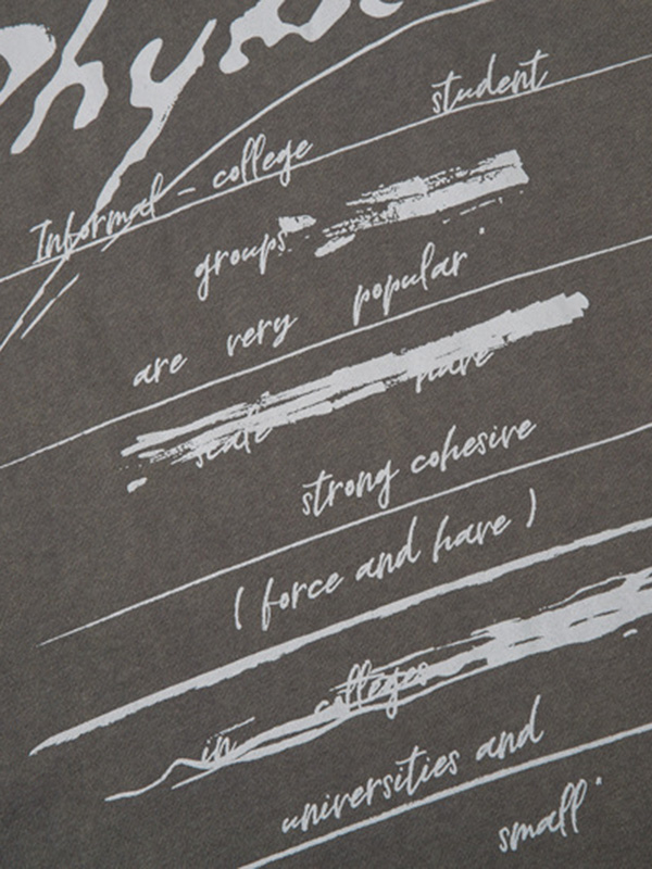 Weste für Herren im Vintage-Stil mit verwaschenem Distressed-Buchstaben-Print-3