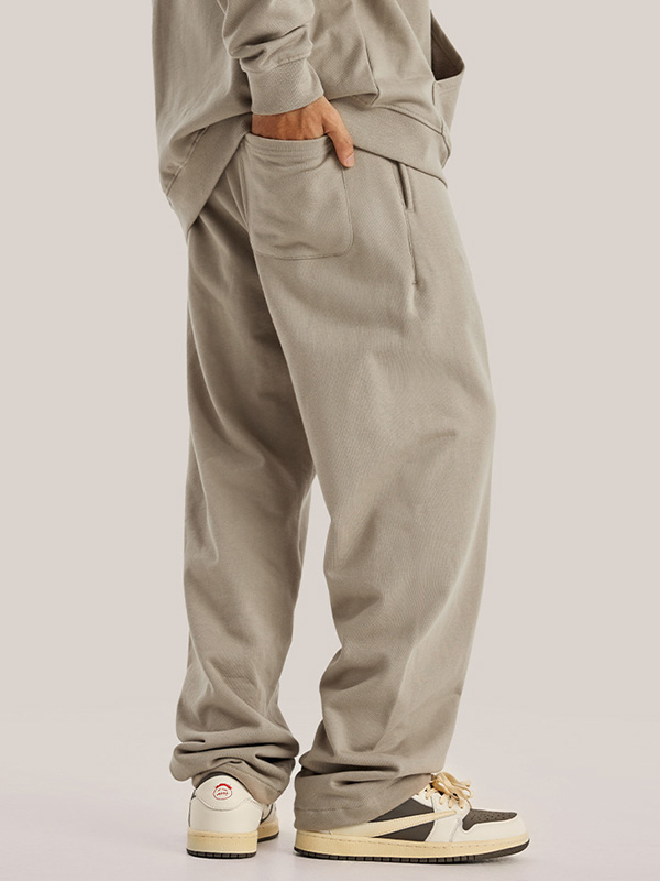 Lässige, lockere Jogginghose für Herren mit geradem Bein-4