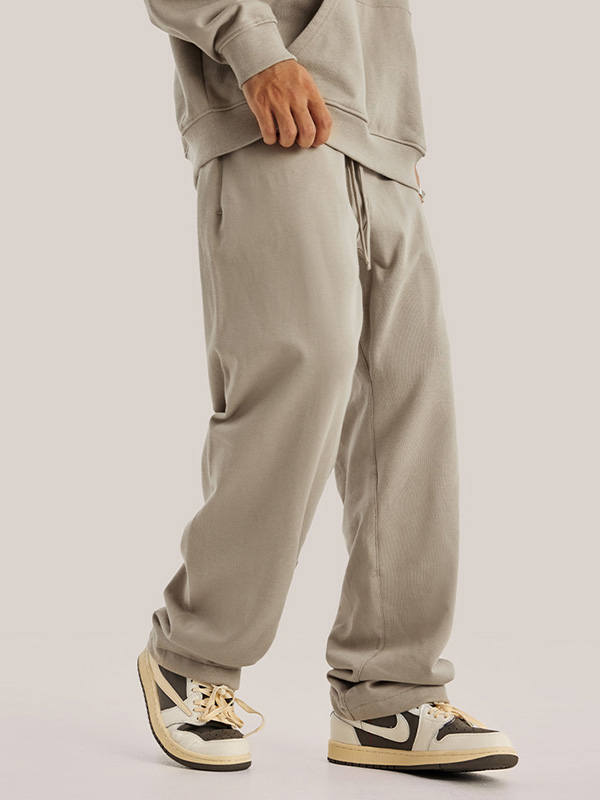 Lässige, lockere Jogginghose für Herren mit geradem Bein-2