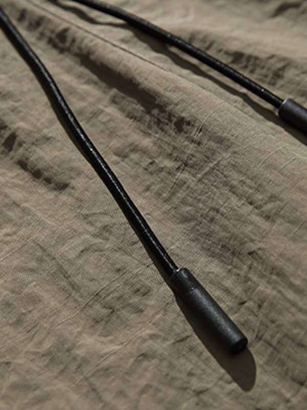 Schlichte, wasserdichte Freizeitshorts für Herren-5