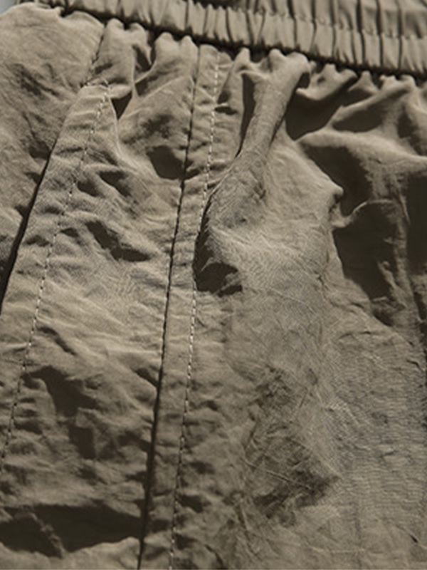 Schlichte, wasserdichte Freizeitshorts für Herren-4