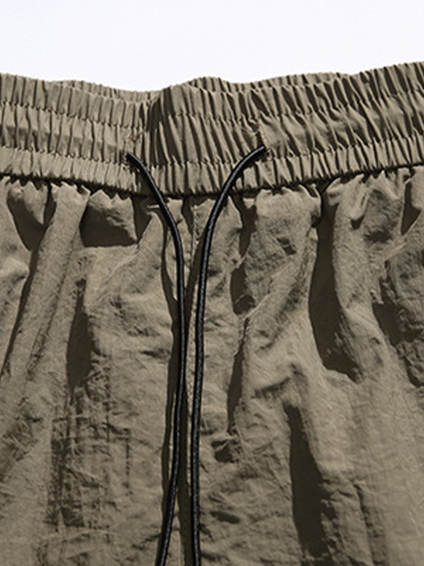 Schlichte, wasserdichte Freizeitshorts für Herren-3