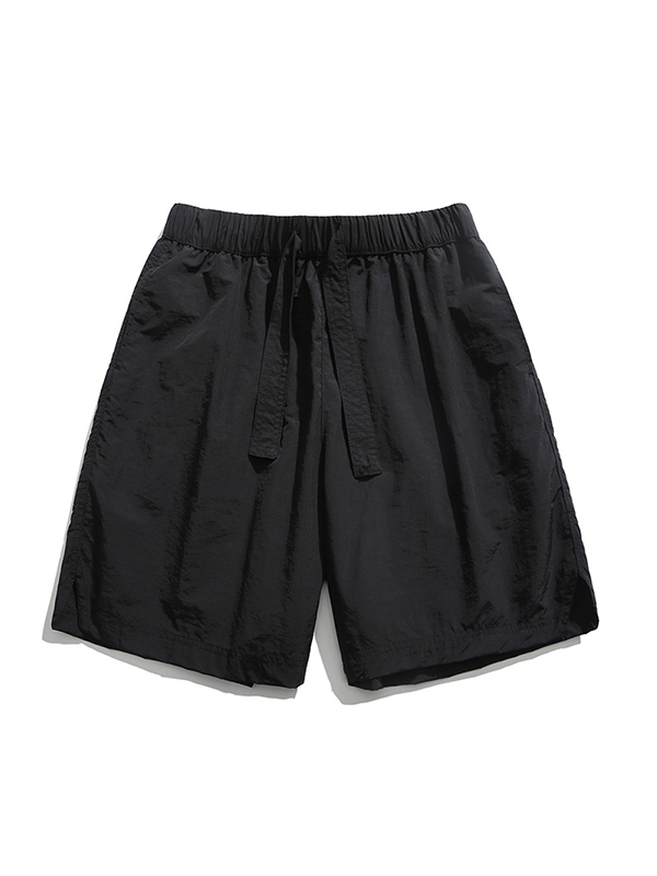 Schlichte, lässige, dünne Shorts für Herren-3