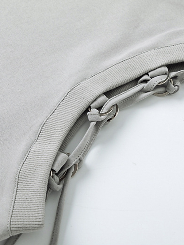 Asymmetrische Bandage-Weste im Used-Look für Herren-4