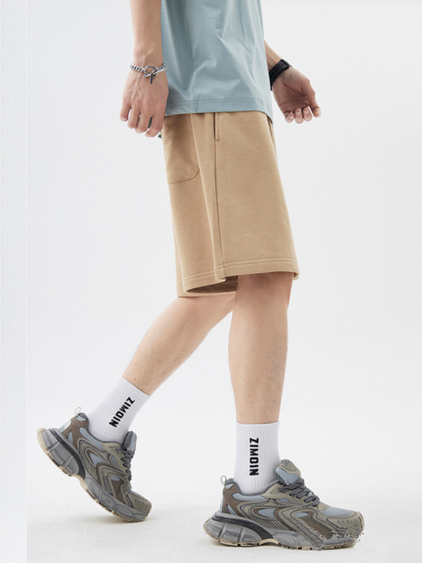 Schlichte, lässige, lockere Shorts für Herren-3