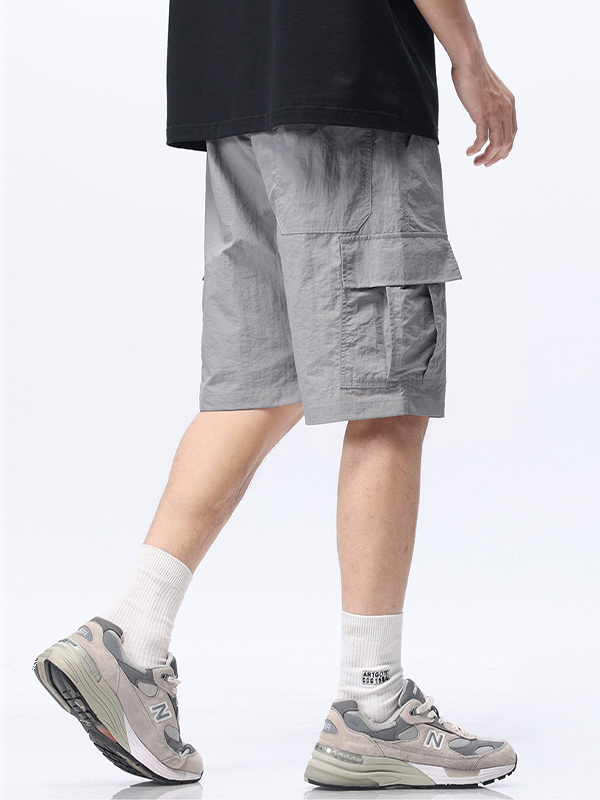 Sportliche, lässige, lockere Cargo-Shorts für Herren-2