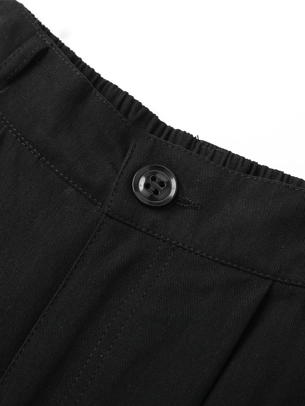 Schlichte, lockere Shorts mit weitem Bein für Herren-4