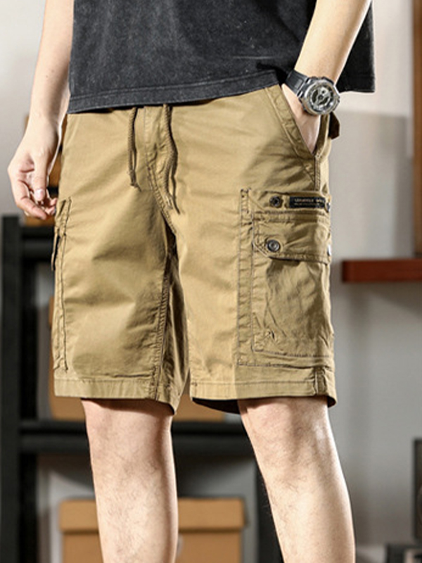 Lässige Cargo-Shorts für Herren mit mehreren Taschen-3