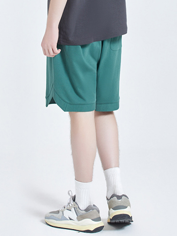 Schlichte, lässige Shorts mit weitem Bein für Herren-2