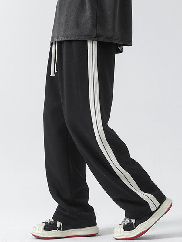 Schlichte, lockere, lässige, gerade Jogginghose für Herren-3